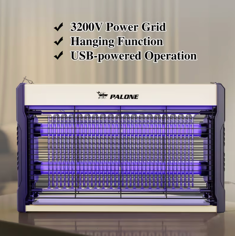 Wall-Mounted Electric Insect Killer – Indoor/Outdoor UV Bug Catcher
